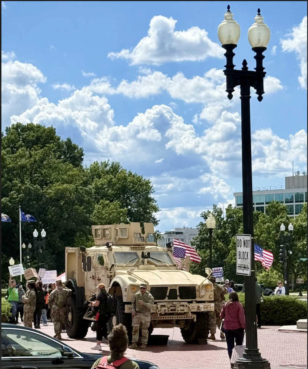 Saints React to National Guard in D.C