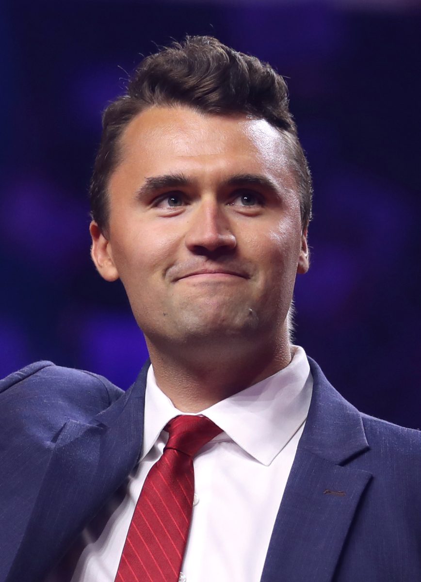 Charlie Kirk is seen above (Creative Commons Image Licensing)