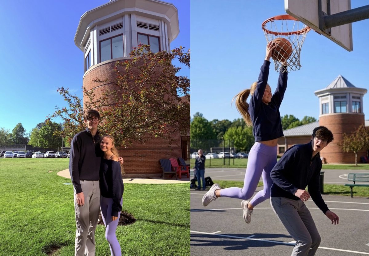 An AI-generated image, on the right, is a manipulated version of the authentic image on the left.